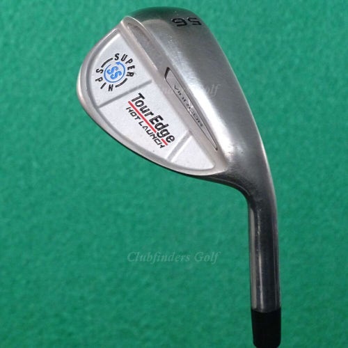Tour Edge Hot Launch Super Spin VibRCor 56° SW Sand Wedge KBS Max Steel Wedge