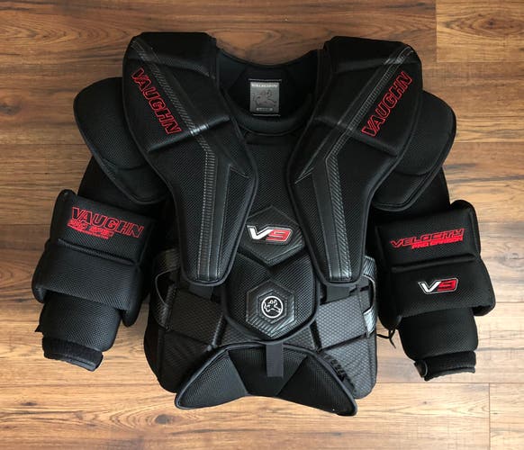 Barely Used Large Vaughn Pro Custom Velocity V9 Chest Protector