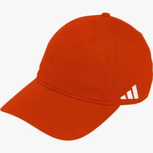 Adidas Adult Unisex Adjustable Washed OSFM Orange Slouch Cap Hat NWT