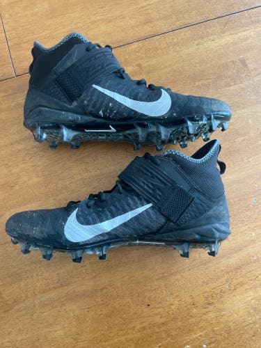 NIKE ALPHA MENACE PRO 2- Black Men's Size Men's 10.5 (W 11.5) Mid Top Alpha Menace