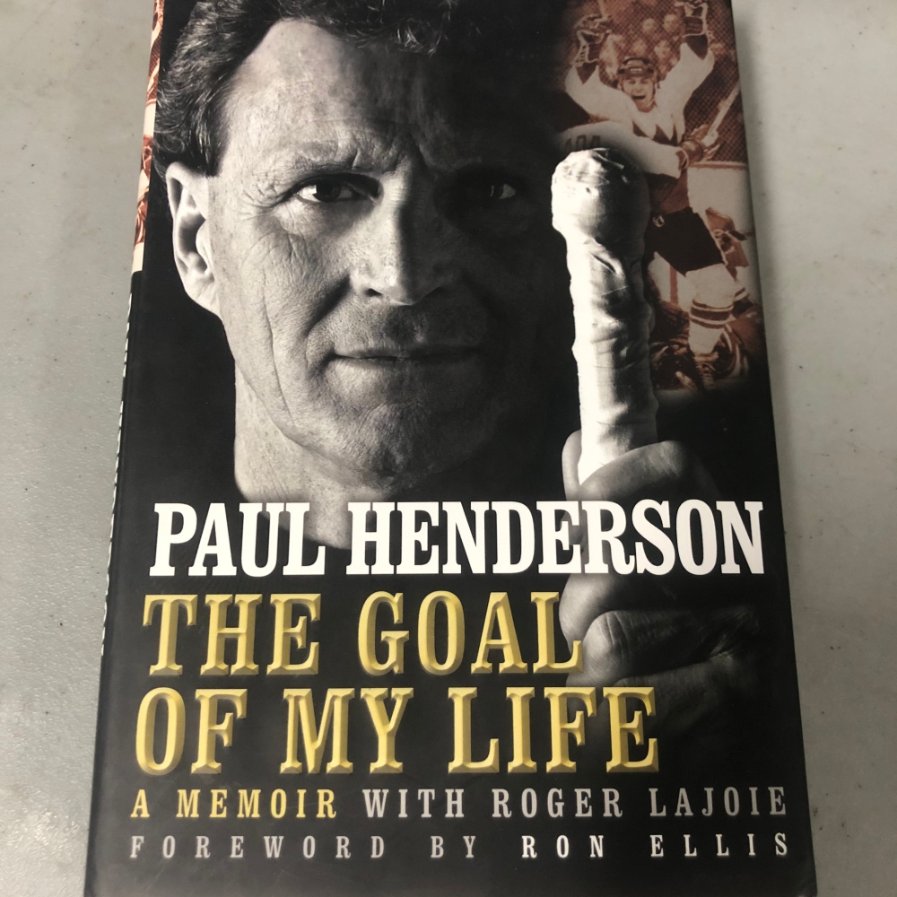 Paul Henderson book (autographed)