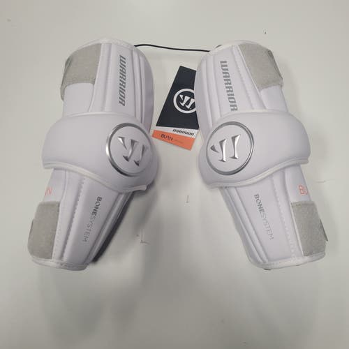 New Adult Large Warrior Burn Arm Pads - white