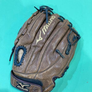 Used Mizuno MVP Left Hand Throw Outfield Baseball Glove 12"