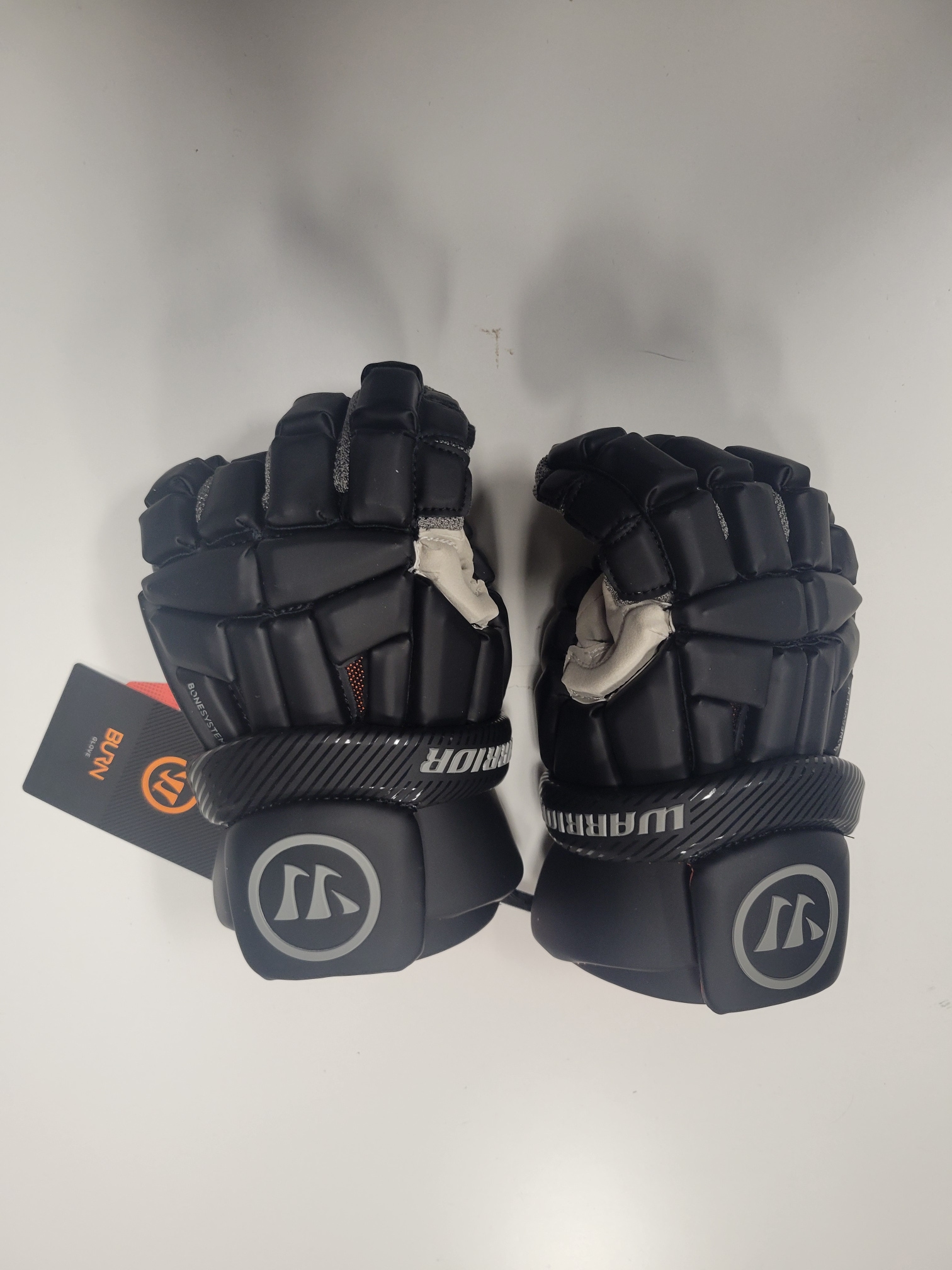 New Warrior Burn Lacrosse Gloves Large Black - 23' Model