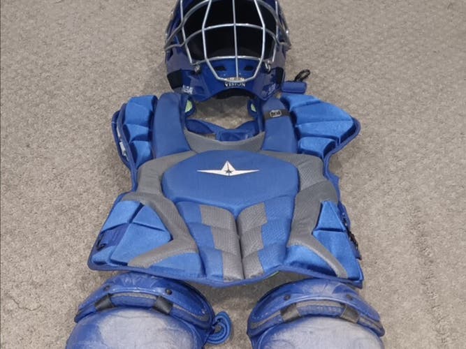 Used All Star System 7 Axis Catcher's Set