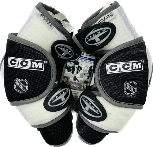 New CCM Pro Tacks hockey elbow pads Codera senior medium vintage elbows guards