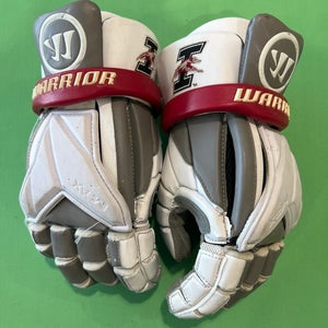 Used Warrior Burn Pro Lacrosse Gloves 13" (University of Indy)