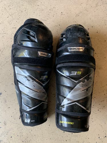Used Bauer 13" Supreme 3S Shin Pads