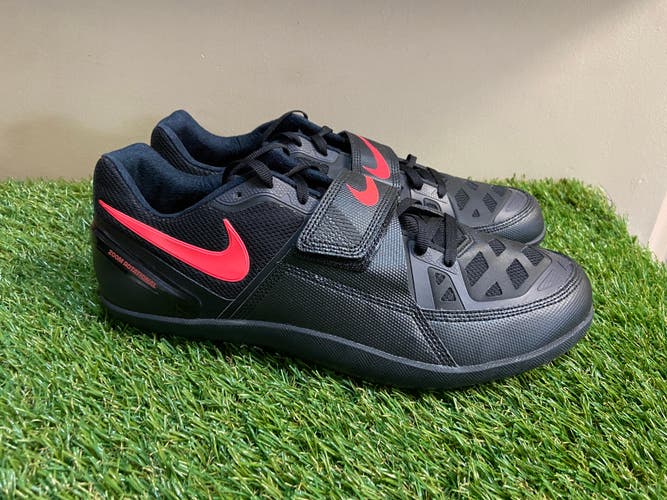 *SOLD* Nike Zoom Rotational 5 Black Track & Field Throwing Shoes Mens 10 468647-060 NEW