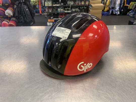 Used Giro Black Red Retro Lg Bicycle Helmets