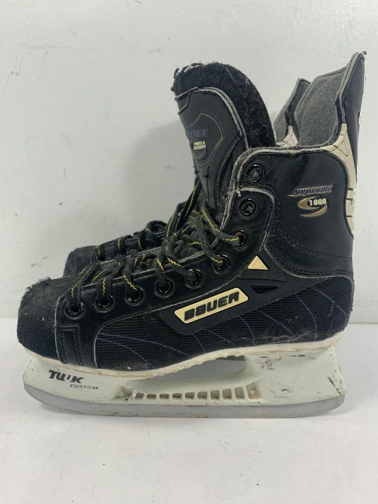 Used Bauer Supreme 1000 Junior 04 Ice Skates Ice Hockey Skates