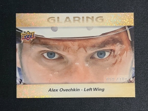 Glaring GOLD #GL-1 Alex Ovechkin Upper Deck
