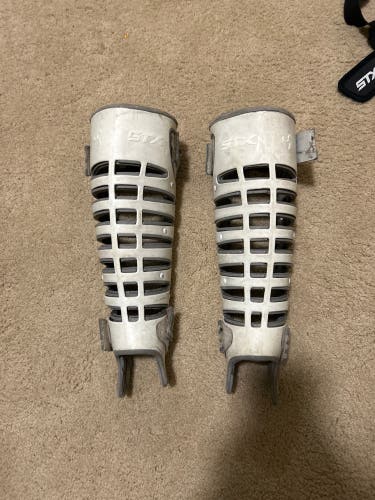 STX Lacrosse goalie shin guards