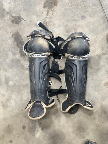 baseball- Used Easton Catcher's Leg Guard- youth 12.75
