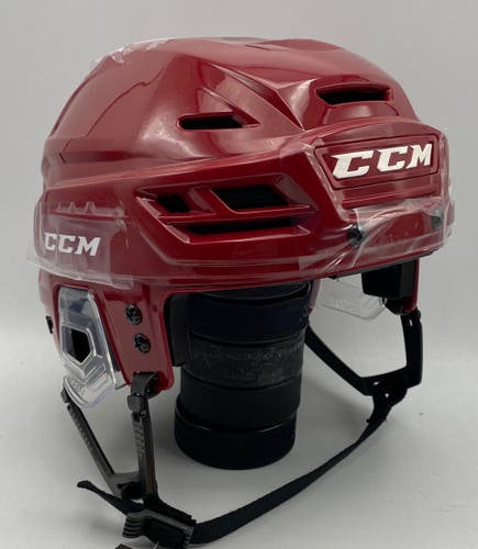 NEW CCM Tacks 710 Helmet, Harvard Red, Large