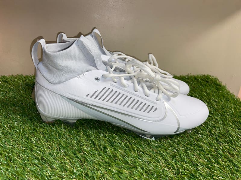 SOLD* Nike Vapor Edge Pro 360 2 Football Cleats White Silver  display picture 2