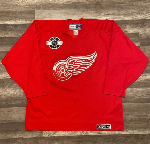 Detroit Red Wings CCM practice hockey jersey