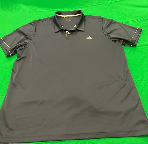 Adidas men’s polo, navy blue with white accent
