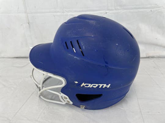 Used Worth Wbh-r1 6 1 2 - 7 1 2 60mph Softball Batting Helmet W Mask