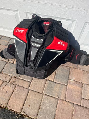 Hockey goalie chest protector