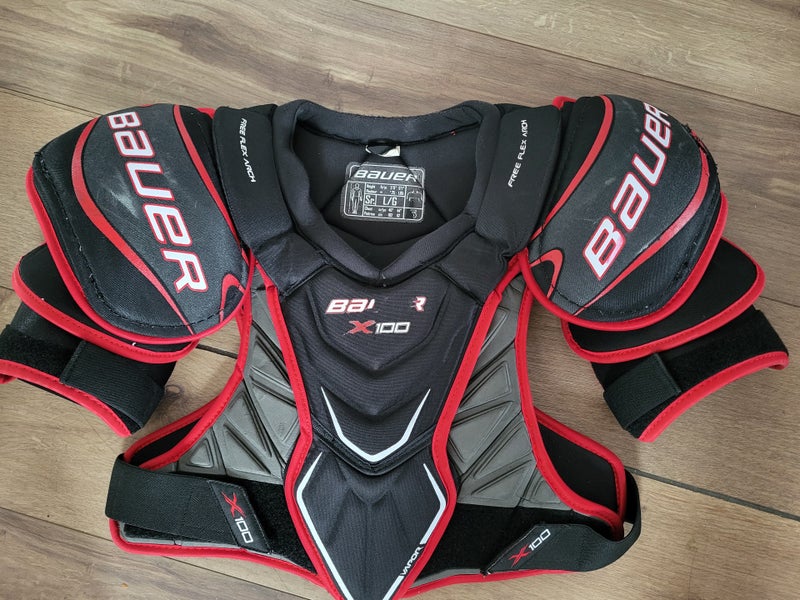 Senior Used Large Bauer Vapor X100 Shoulder Pads SidelineSwap