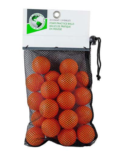 New Orange Foam Balls 24pk