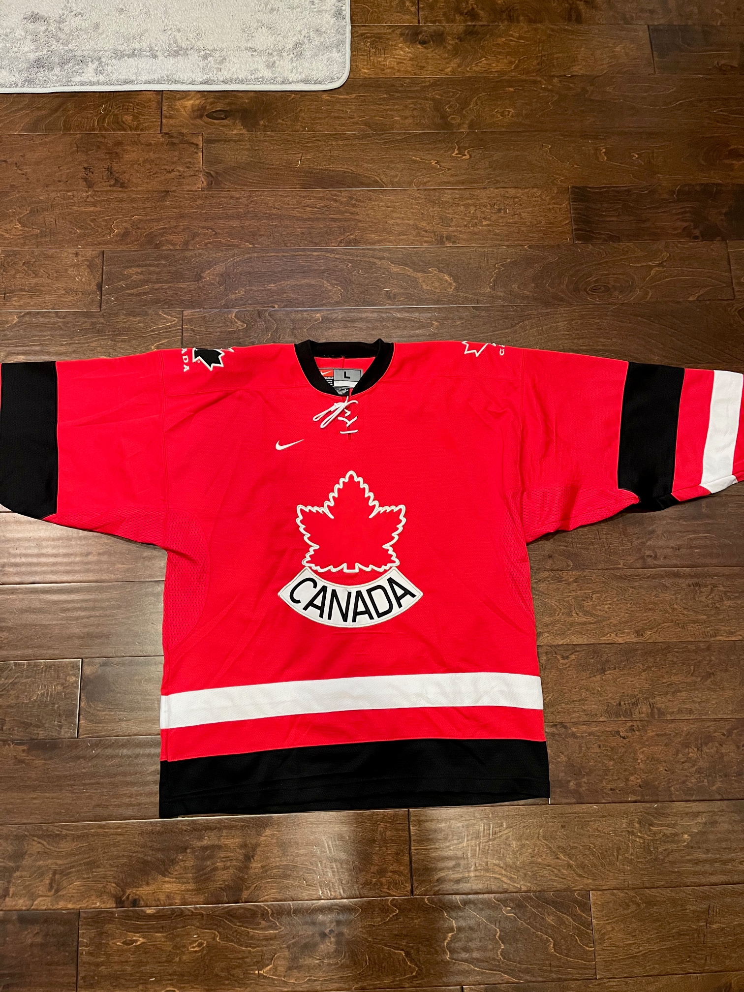 Team Canada - Vintage Nike Hockey Jersey - 2005 - Red - Mens Large