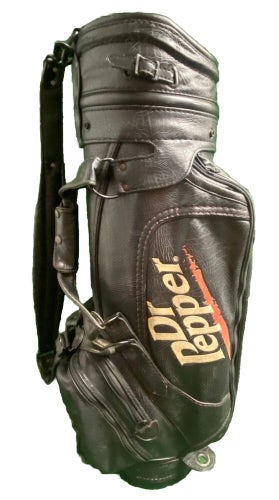 Belding Golf Bag Dr. Pepper McDonalds Logos 6-Divider Single Strap Zippers Work
