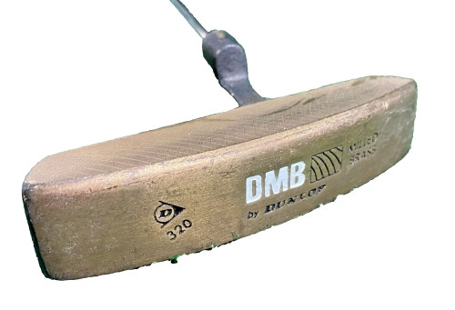 Dunlop DMB Putter Milled Brass RH Steel 34.5 In. With Shaft Label And Nice Grip
