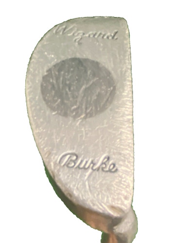 Burke WIZARD Mid-Mallet Putter RH Steel ~34.5" Great Vintage Grip Rare Club