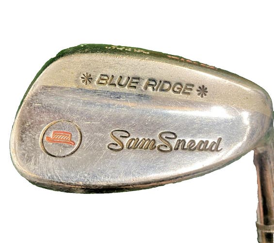 Wilson Sam Snead Sand Wedge Blue Ridge Hat Stamp RH Stiff Steel 35.25" Nice Grip