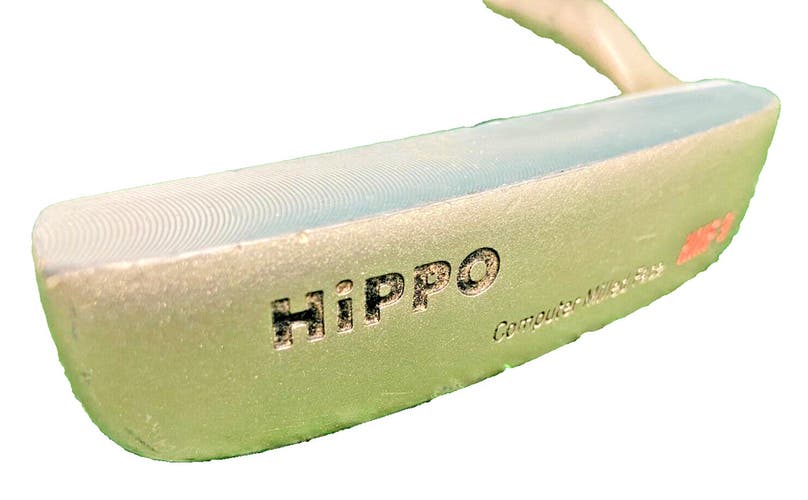 Hippo HMF 9 Computer Milled Face Blade Putter RH Steel ~35" Good Grip Nice Clulb