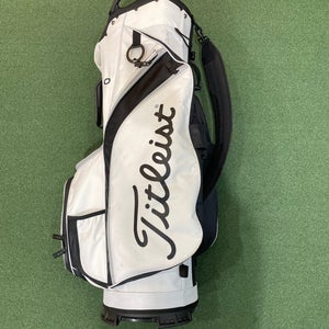 White Used Titleist Carry Bag