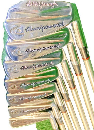 Spalding Alumipowered Golf Set 3-9 Irons Robert Jones Jr. RH Stiff Alumishaft
