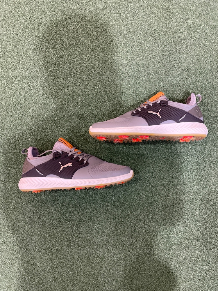 Gray Used Men's 10.5 Puma Ignite Golf Shoes