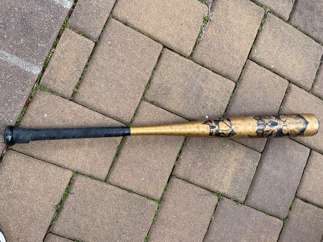 2023 DeMarini Voodoo One Gold BBCOR Baseball Bat: WBD2352010