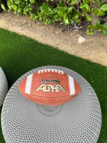 Spalding Alpha Leather Football