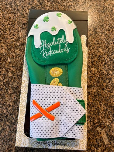 Absolutely Ridiculous shamrock shake sliding mitt