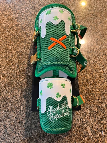 Absolutely ridiculous shamrock shake leg guard