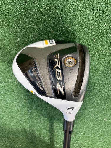 Used Men's TaylorMade RocketBallz RBZ Stage 2 Right Handed 3 Wood