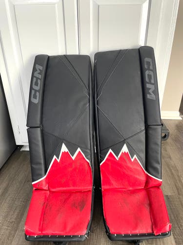 Used 30" CCM Axis 2.5 Goalie Leg Pads (AAA played)
