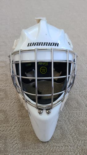 Senior Used Warrior R/F1 SR+ Goalie Mask
