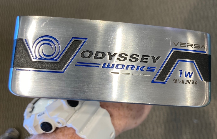 Used Men's Odyssey Works 1W Versa Tank Right Handed Putter