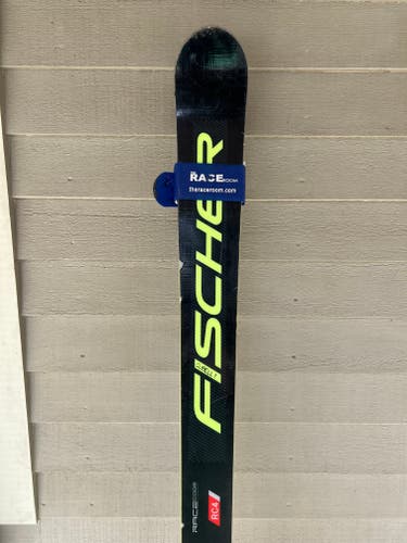Used 2022 Fischer 173 cm Racing RC4 World Cup GS Skis With Bindings Max Din 11