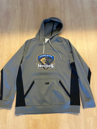 MLL Charlotte Hounds Gray Hoodie Sweatshirt