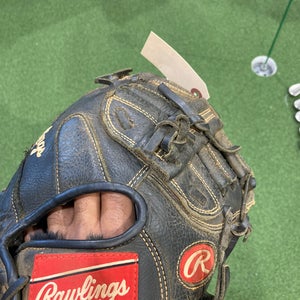 Used Kid Pitch (9YO-13YO) Rawlings Renegade Right Hand Throw First Base Baseball Glove 11.5"