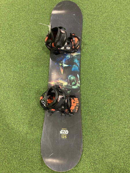 Used Kid s Burton Chopper Snowboard W Bindings 125 CM SidelineSwap