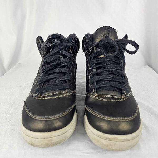 Jordan Retro 5 GS Heiress Camo Premium Green Black 919710-030 Athletic Size 8.5