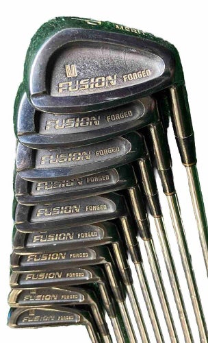 Merit Golf Fusion Forged Iron Set 1-PW S300 Stiff Steel 5i 37.5" Men's RH SWEET