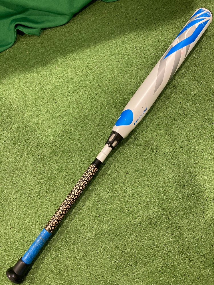 White Used 2019 DeMarini CF Composite Bat (-10) 24 oz 34"